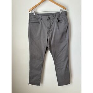 Columbia Men's Pants Active Fit Gray Outdoor Casual 36x30 Straight Flat Front